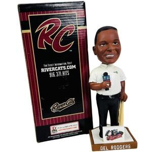 Del Rodgers Sacramento River Cats 2008‎ Collector's Edition Bobblehead KCRA 3